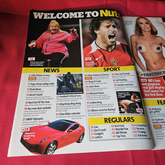 Nuts Magazine 4-10 November 2005 Sam Heuston Big Brother Jeremy Clarkson SKU 1492