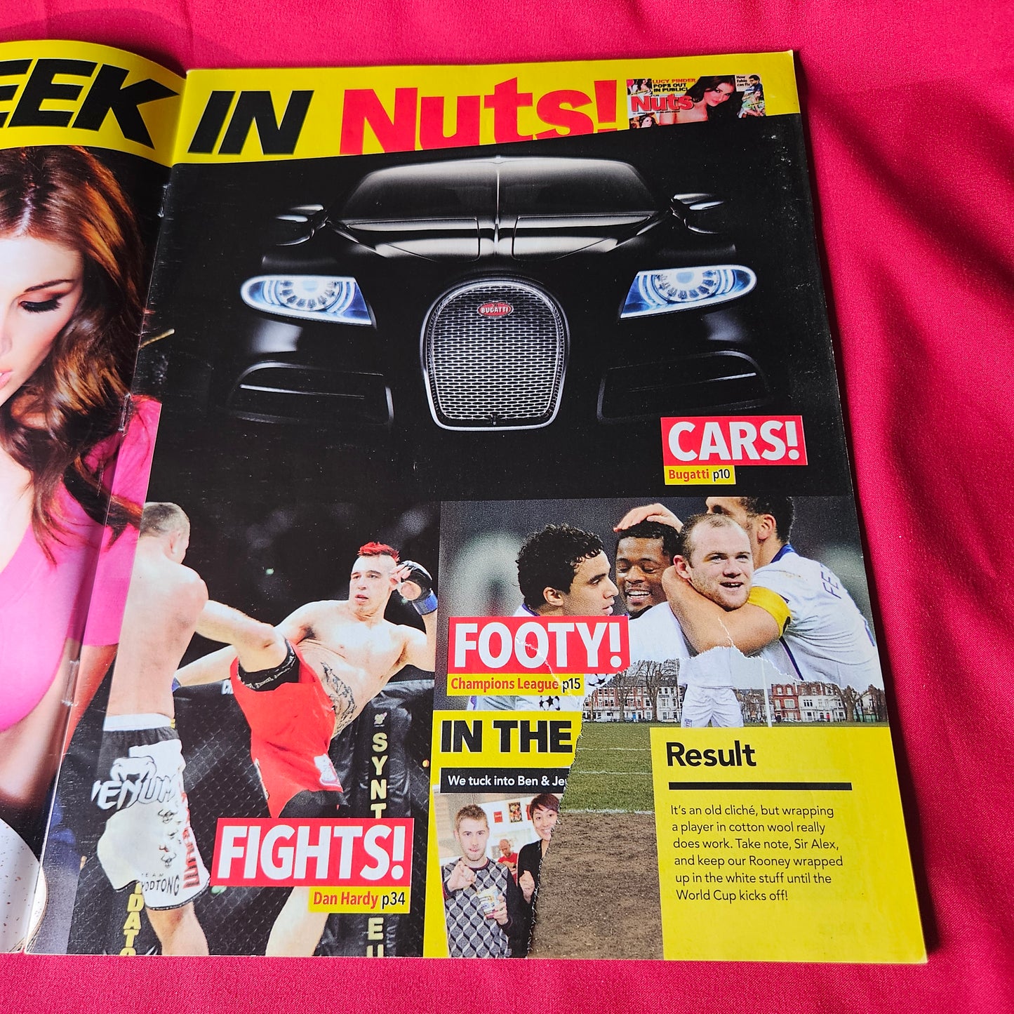 Nuts Magazine 26 March-1 April 2010 Lucy Pinder Dan Hardy Bugatti Veyron SKU 1492