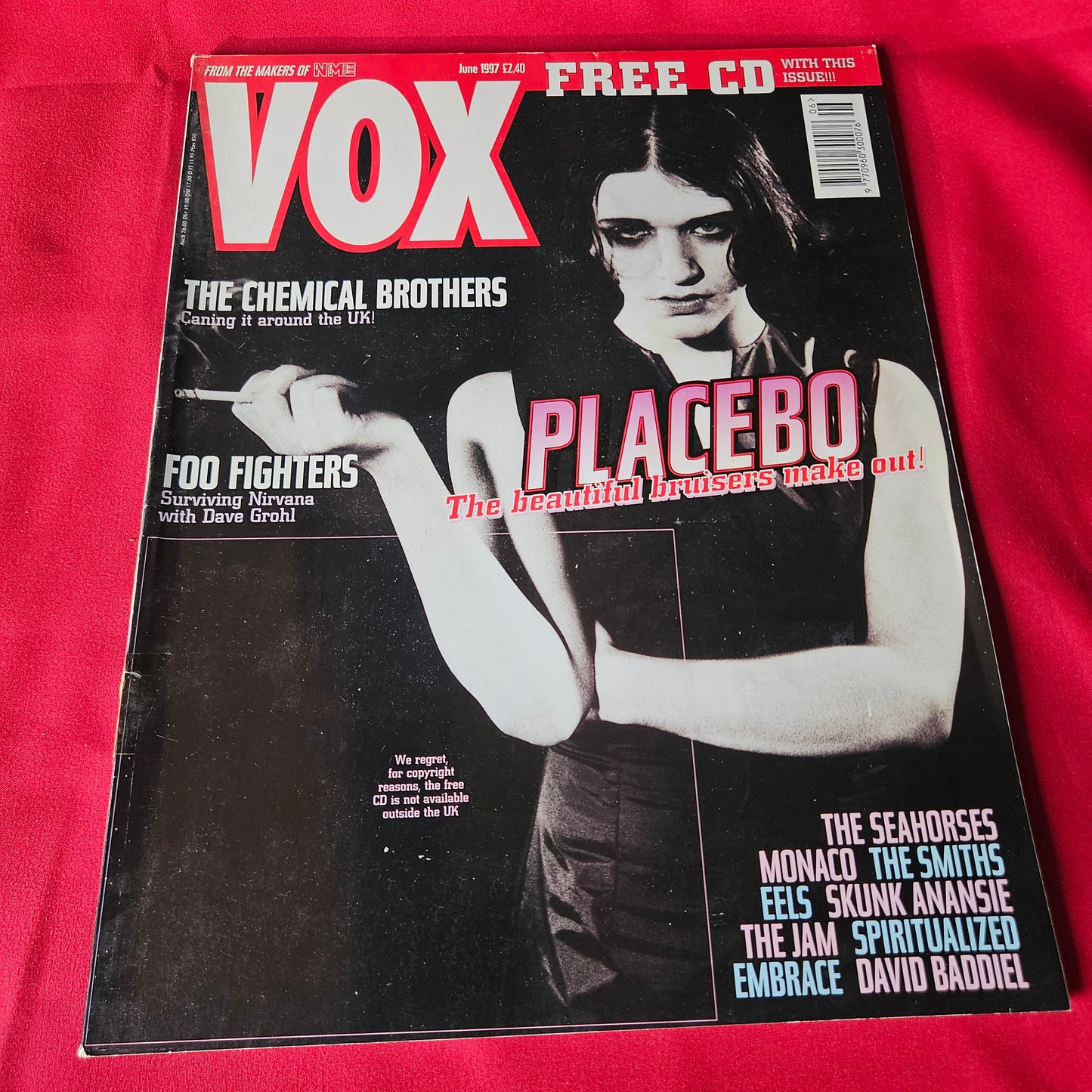 VOX Magazine June 1997 Placebo Foo Fighters Chemical Brothers Music SKU 1493
