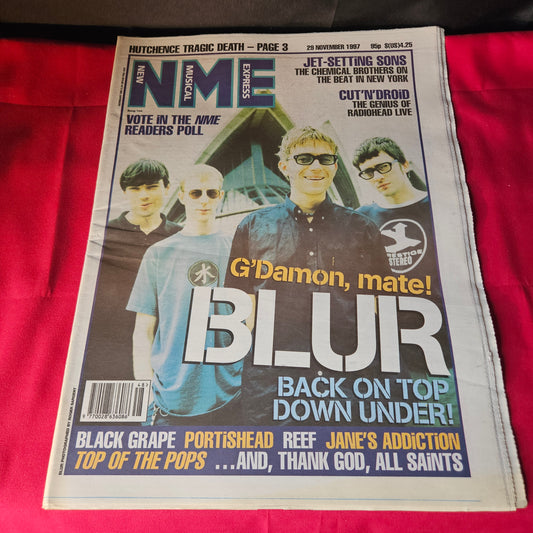 NME Magazine 29 November 1997 Blur Damon Albarn Chemical Brothers Radiohead NP005