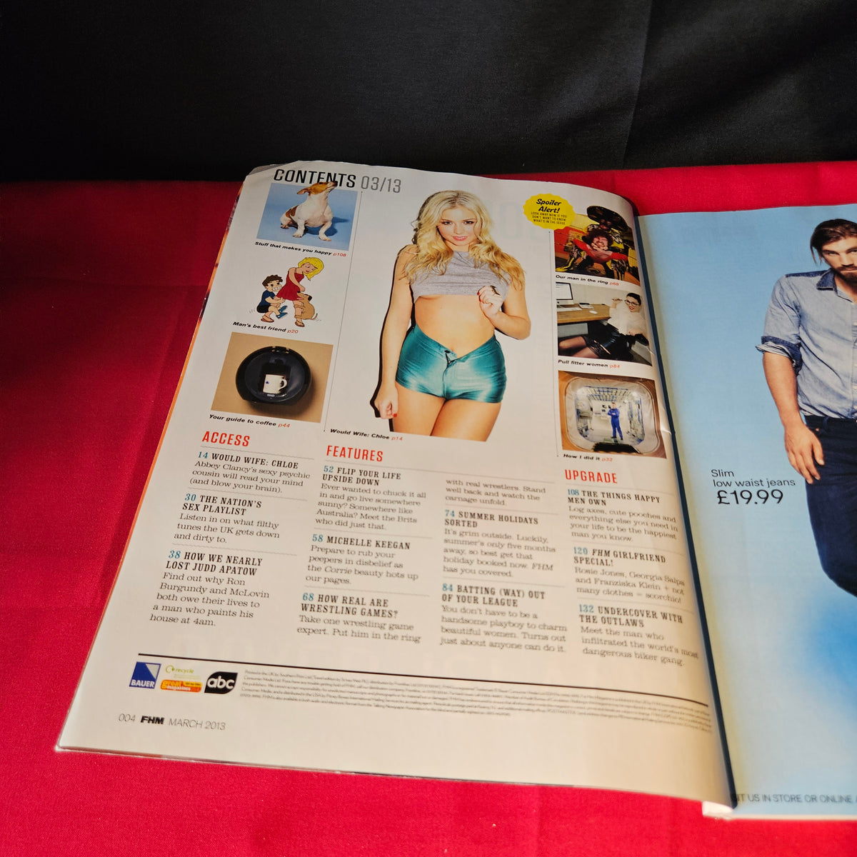 FHM Magazine March 2013 Michelle Keegan Cover Model Glamour Issue #279 SKU 1496