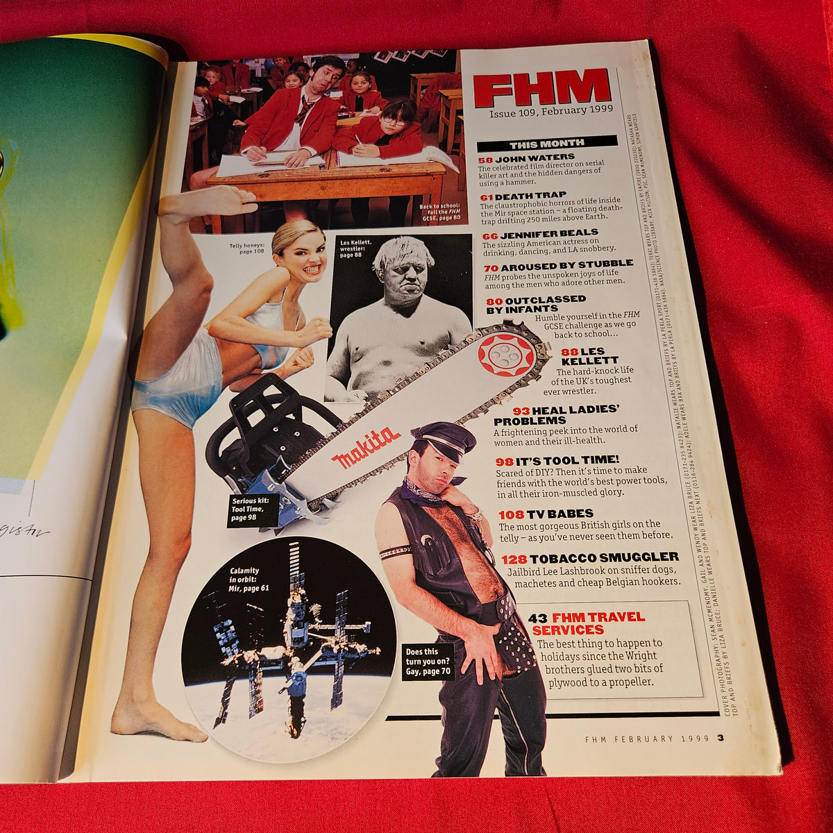 FHM Magazine February 1999 Gail Porter Jennifer Beals British TV Issue 109 SKU 1496