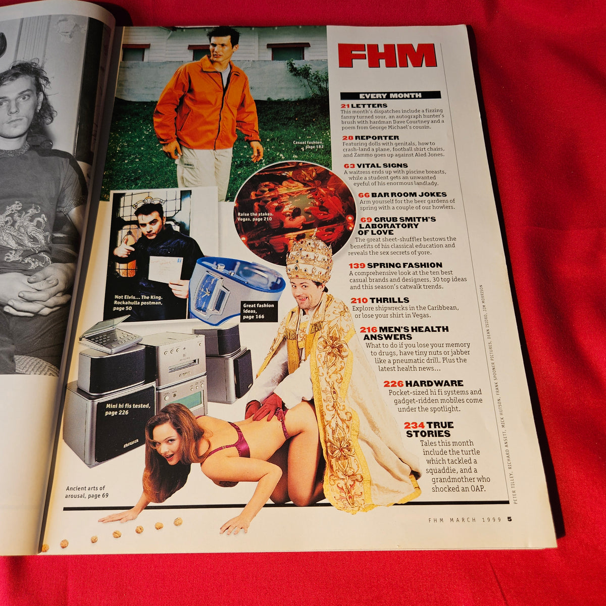 FHM Magazine March 1999 Rebecca Romijn Steps Honeyz Issue 110 SKU 1496