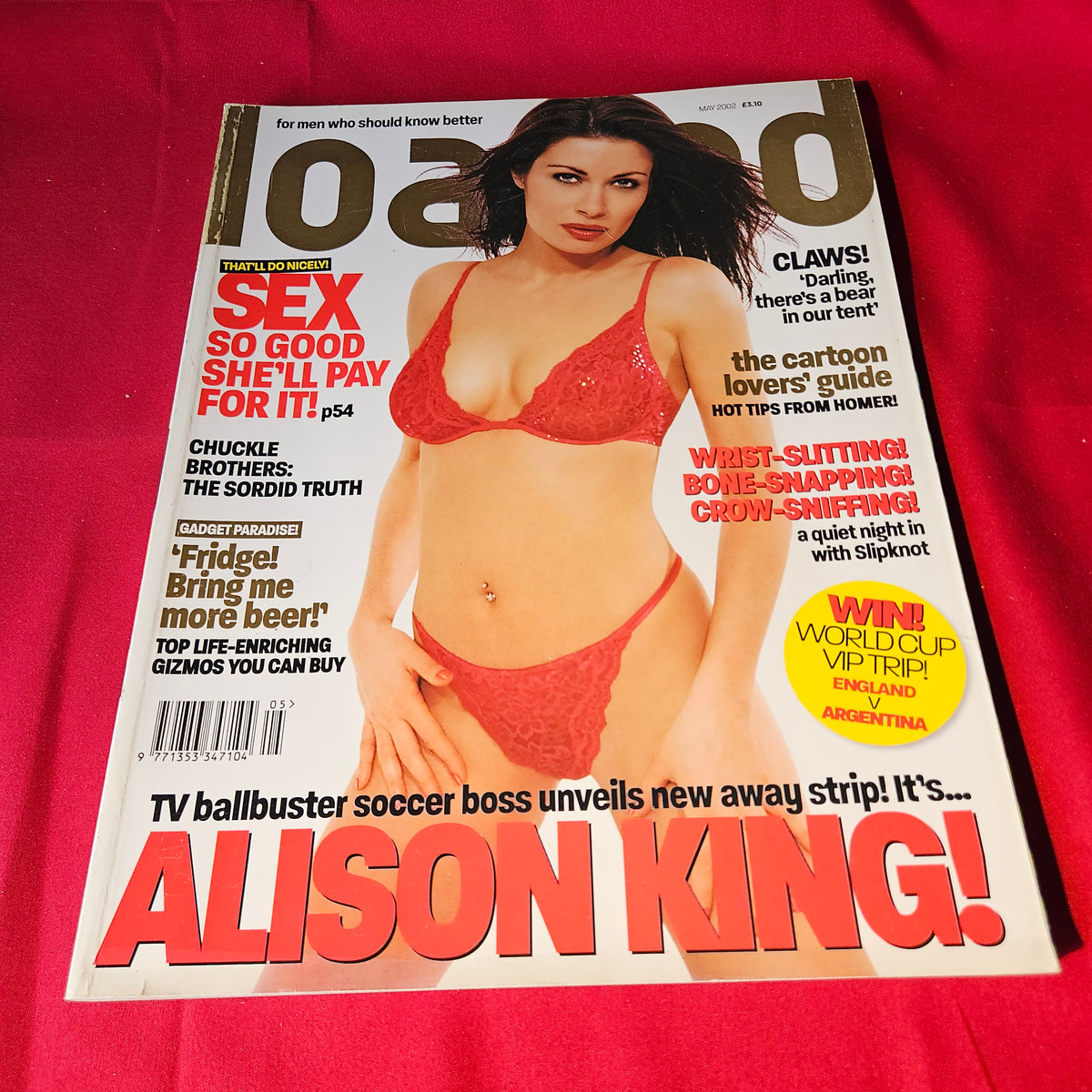 Loaded Magazine May 2002 Alison King Julie Benz Lucy Clarkson Issue 97 SKU 1497
