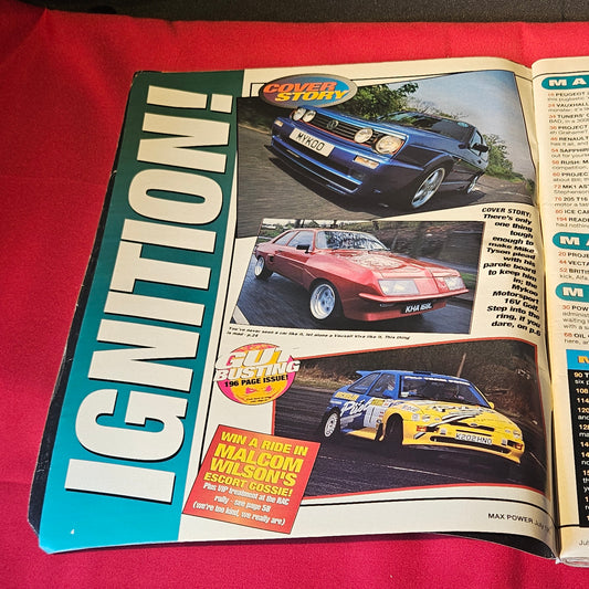 Max Power Magazine July 1994 VW Golf GTI Viva Escort Cosworth Tuning (1500)