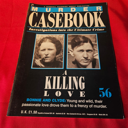 Murder Casebook Magazine Issue 56 10 April 1990 Bonnie and Clyde A Killing Love (1501)