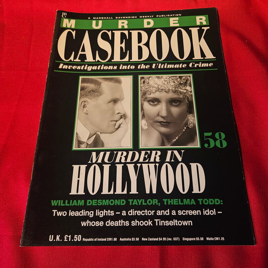 Murder Casebook Magazine Issue 58 24 April 1990 William Desmond Taylor Thelma Todd (1501)
