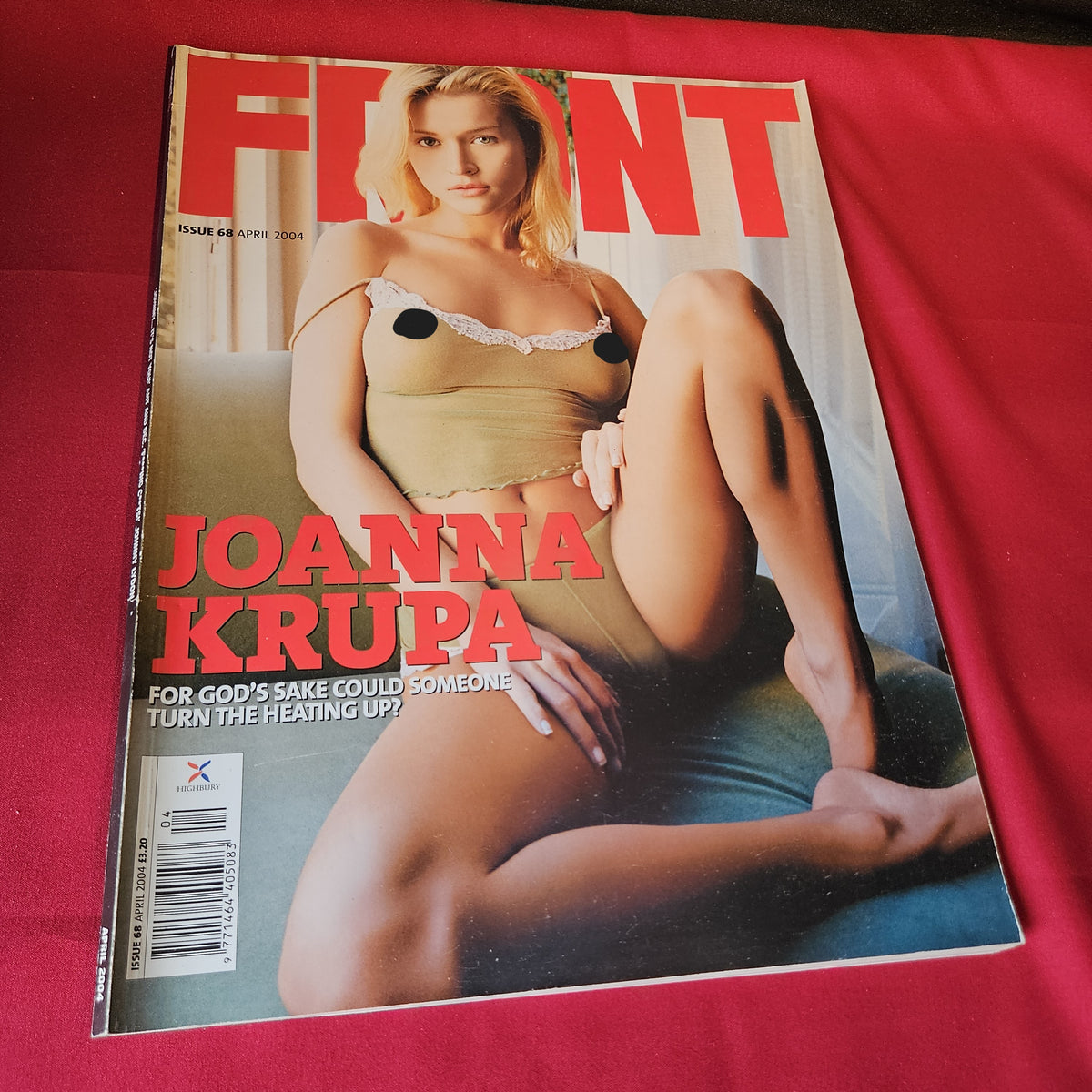 Front Magazine April 2004 Issue 68 Joanna Krupa Juninho Nikkii Theobald (1506)