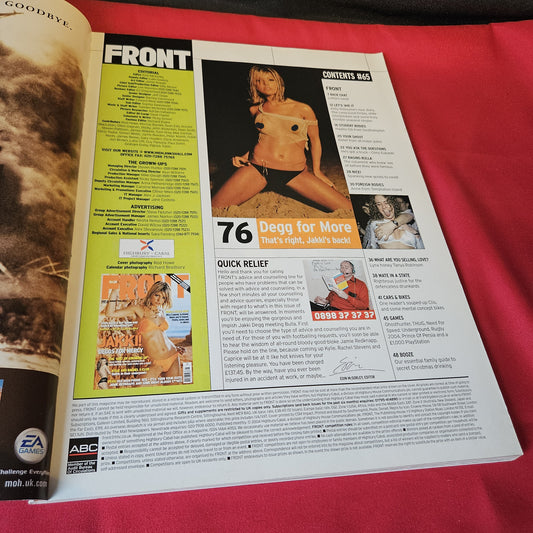 FRONT Magazine January 2004 Issue 65 Jakki Degg Kylie Minogue Rachel Stevens SKU 1507