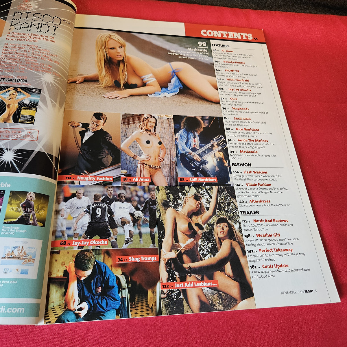 FRONT Magazine November 2004 Issue 76 Shell Jubin Anna Tavernier SKU 1507