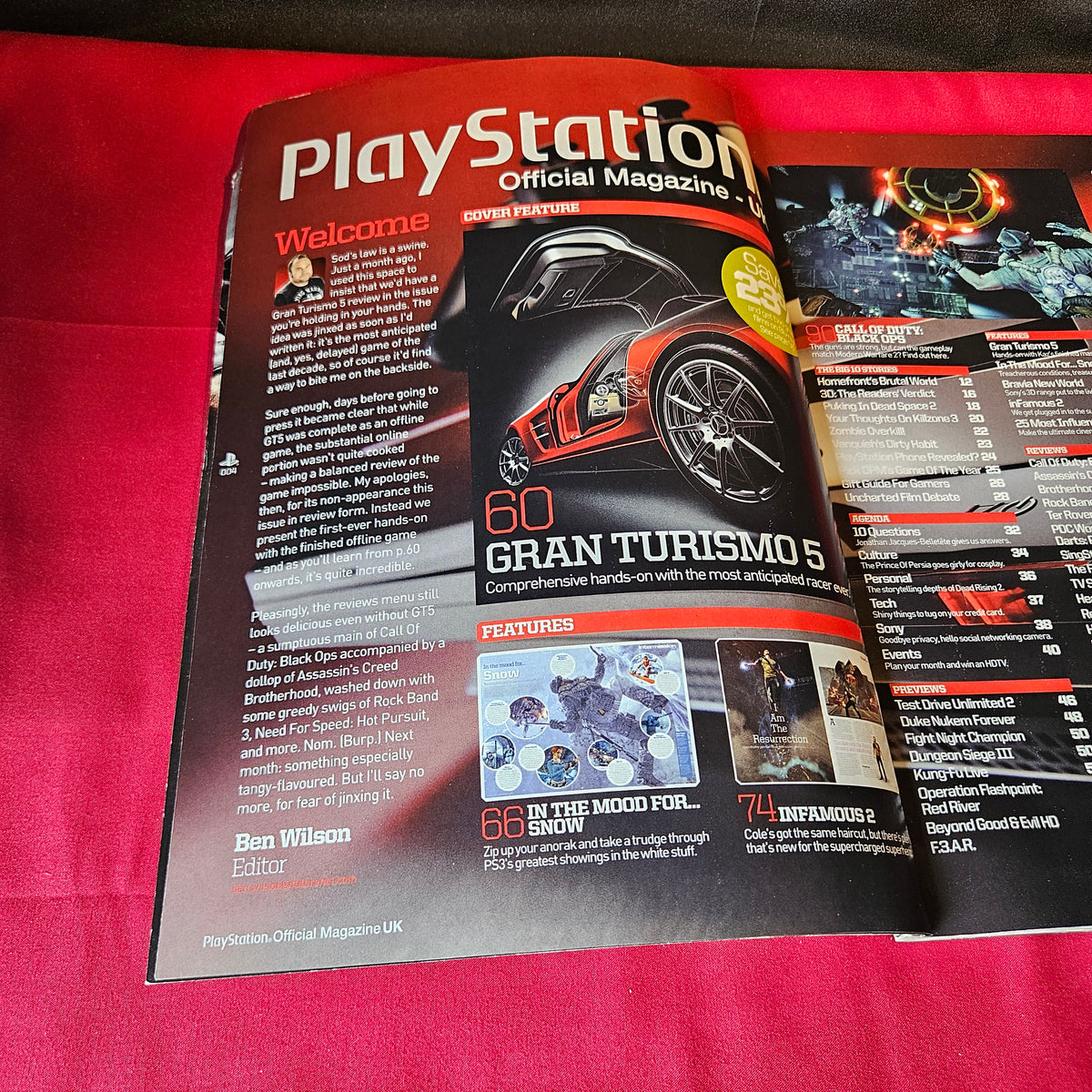 PlayStation Official Magazine UK Christmas 2010 Issue 052 Gran Turismo 5 PS3 SKU 1508