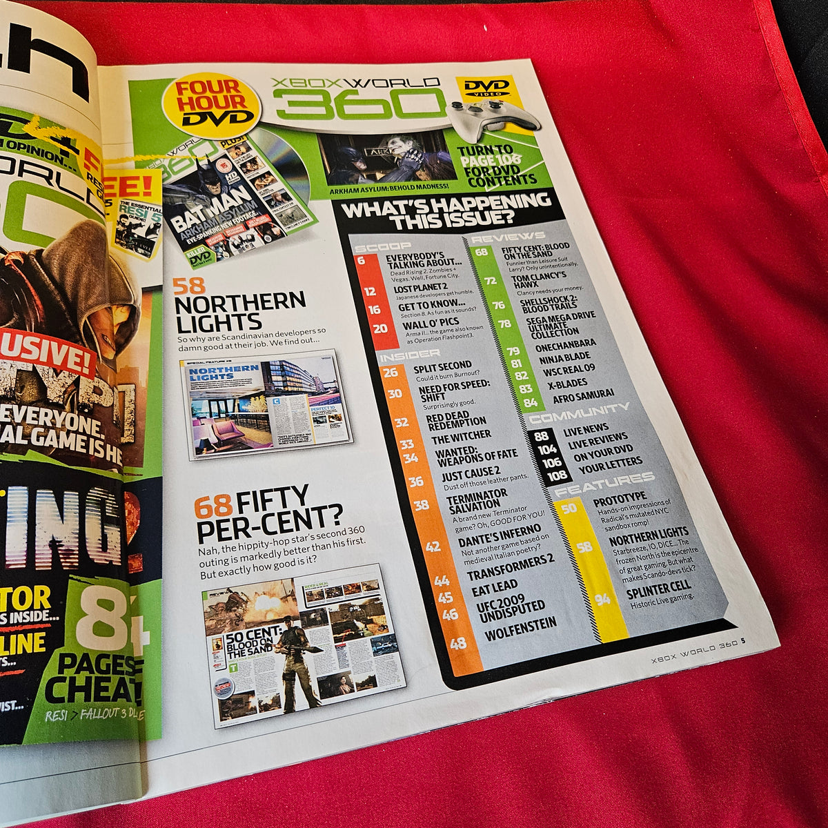 Xbox World 360 Magazine May 2009 Issue 77 Prototype Splinter Cell SKU 1509