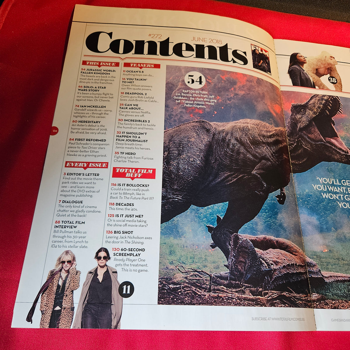 Total Film Magazine June 2018 #272 Chris Pratt Jurassic World Fallen Kingdom SKU 1511