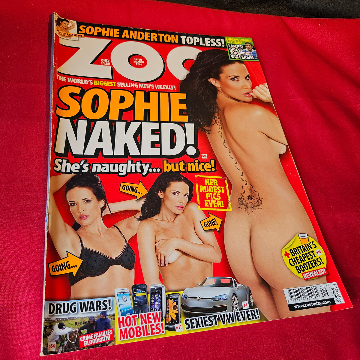 Zoo Magazine 27 February-5 March 2009 Issue 260 Sophie Anderton SKU 1512