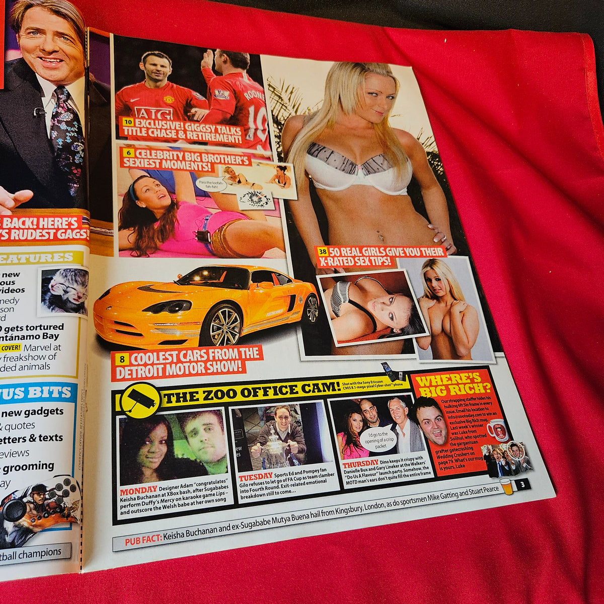 Zoo Magazine 23-29 January 2009 Ami Grove Real Girls Ryan Giggs Bruno SKU 1512