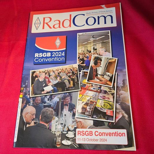 RadCom Magazine October 2024 RSGB Convention Amateur Ham Radio Electronics RSGB SKU 1515