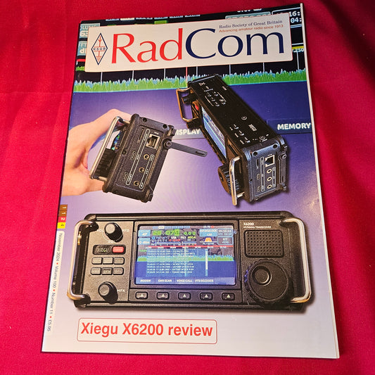 RadCom Magazine November 2024 Xiegu X6200 RSGB Amateur Ham Radio Electronics SKU 1515