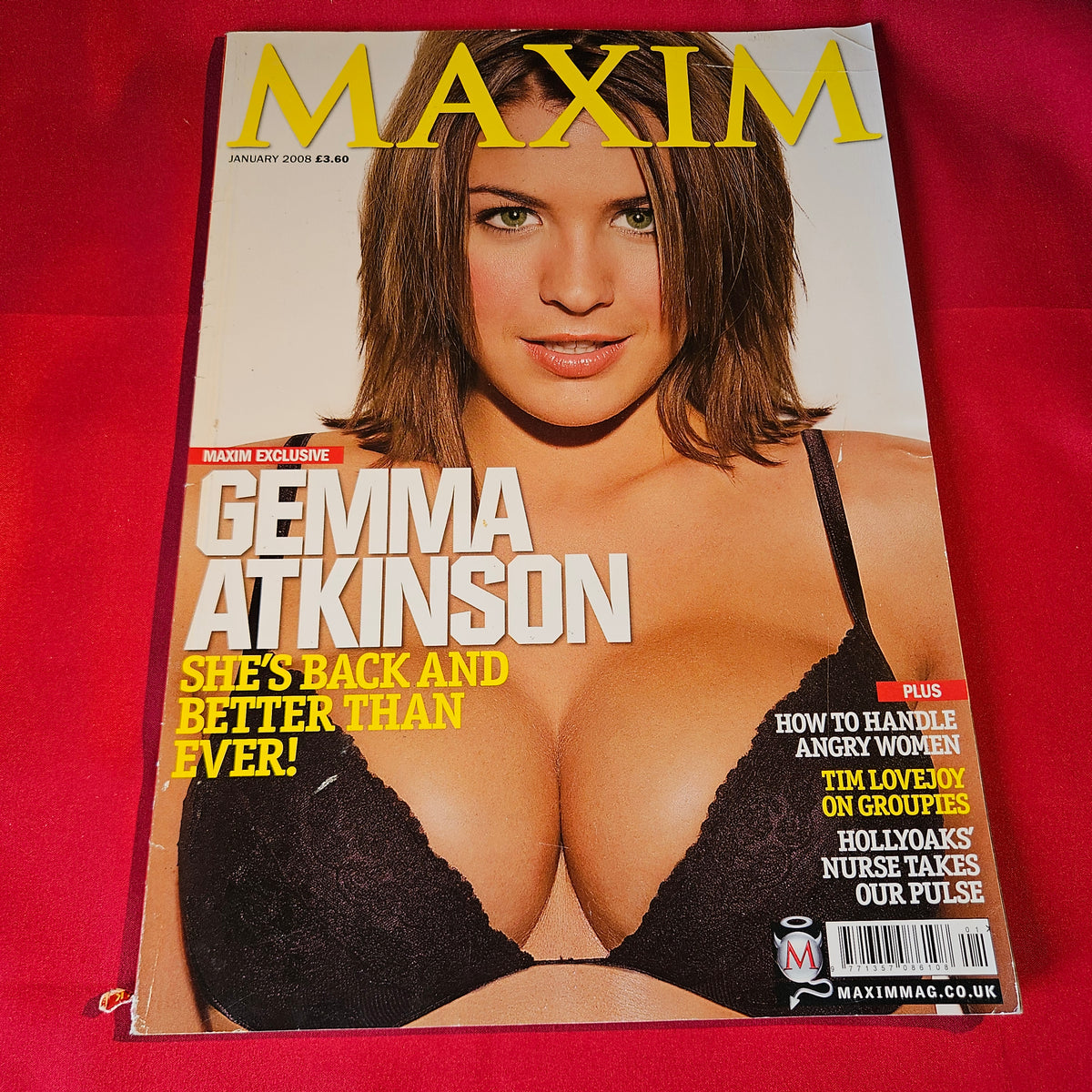 Maxim Magazine January 2008 Gemma Atkinson Tim Lovejoy Hollyoaks SKU 1518