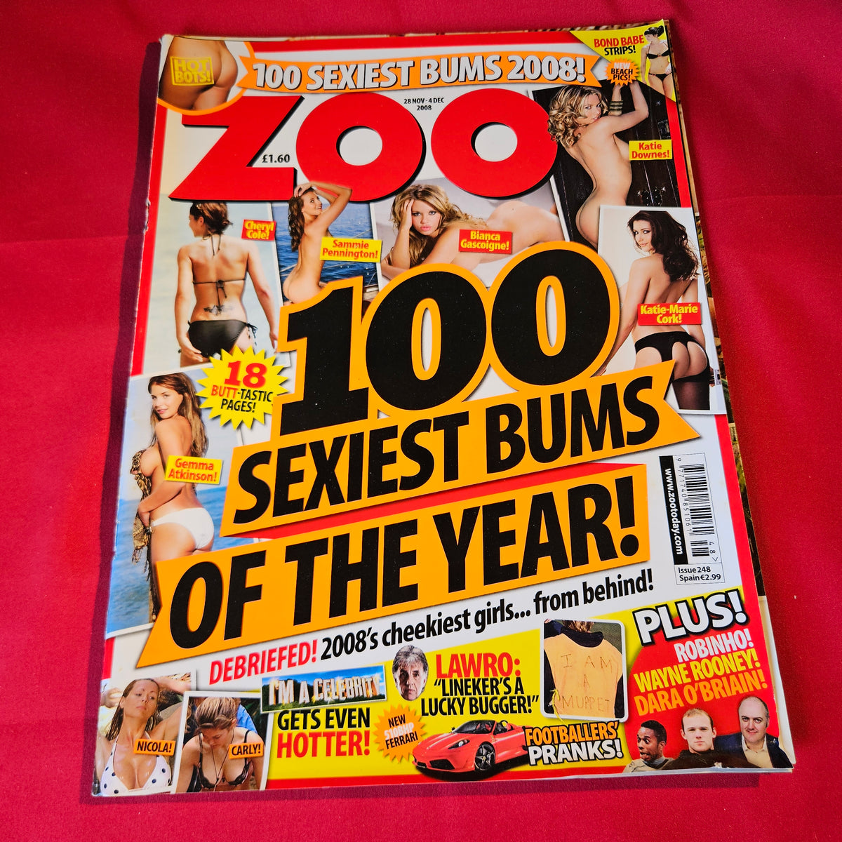 Zoo Magazine 28 November-4 December 2008 Gemma Atkinson Katie Downes Gears War 2 SKU 1519