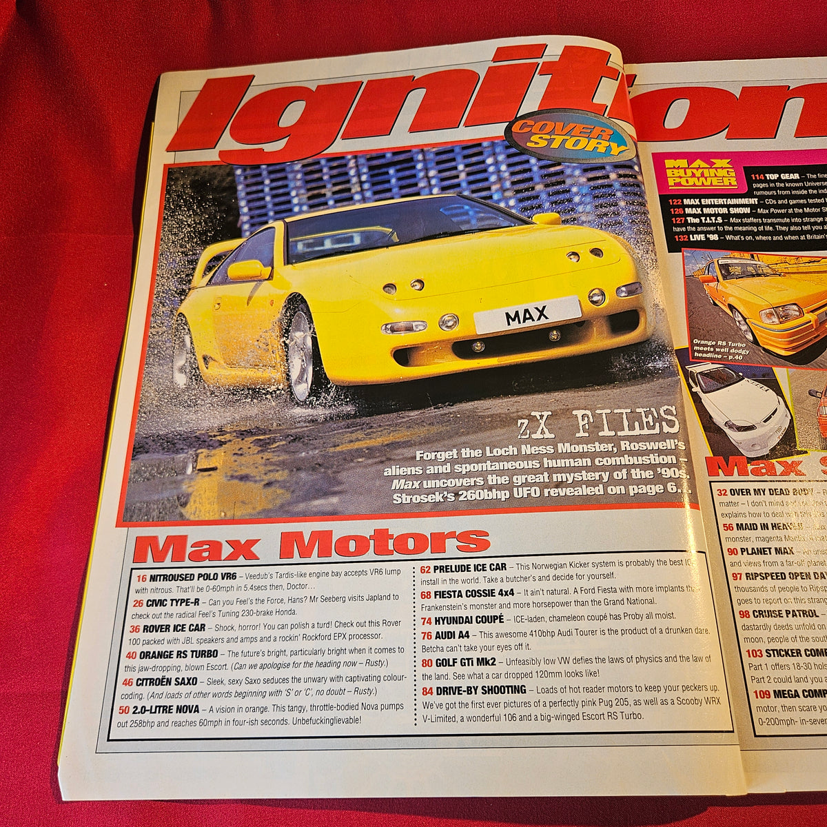 Max Power Magazine September 1998 Issue 65 Golf GTI Civic Nova Saxo Tuning SKU 1520