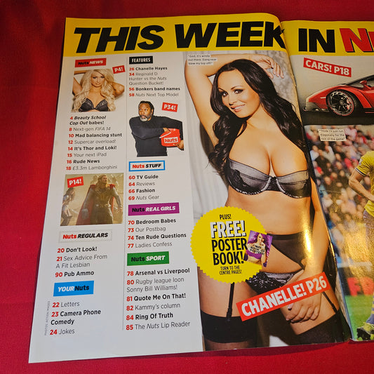 Nuts Magazine 1-7 November 2013 Chanelle Hayes Exclusive Glamour Issue SKU 1521
