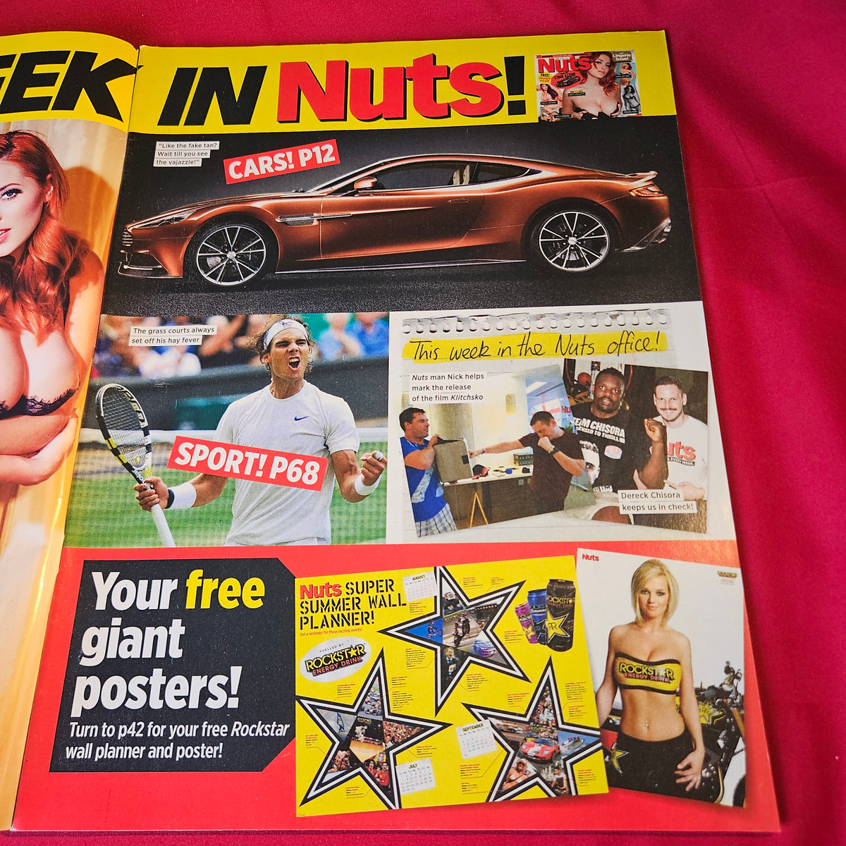 Nuts Magazine 29 January 5 February 2012 Lucy Collett Kelly Brook Kate Upton Lucy Pinder SKU 1521