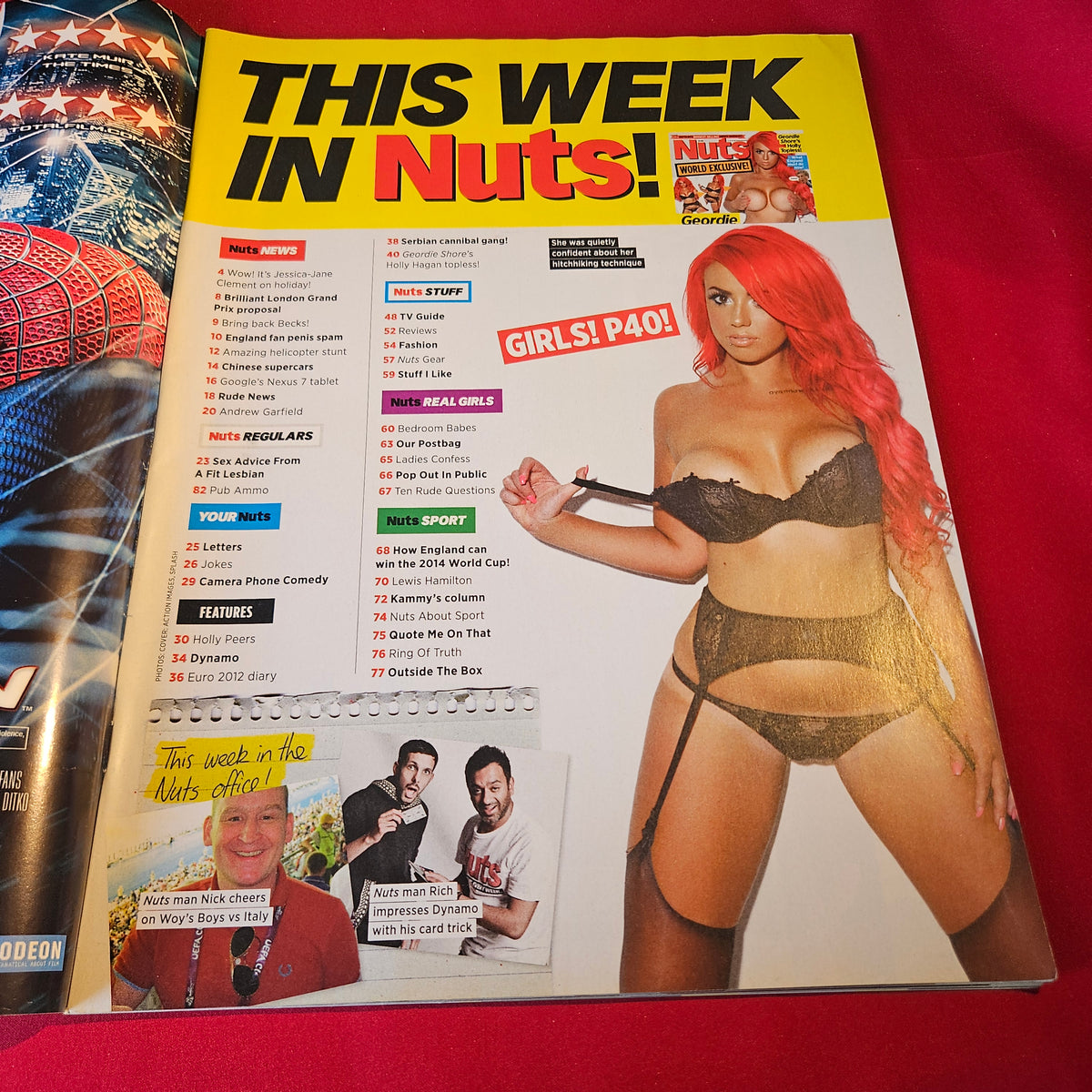 Nuts Magazine 6-12 July 2012 Holly Hagan Jessica-Jane Clement Holly Peers SKU 1521