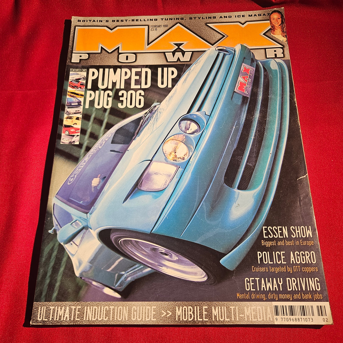 Max Power Magazine February 1999 Peugeot 306 VR6 Polo Saxo Golf BMW E30 Tuning SKU 1524