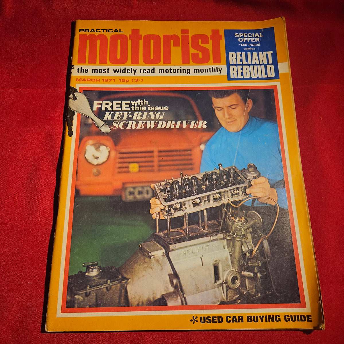 Practical Motorist Magazine March 1971 Reliant Rebuild Fiat 500 Mini Jowett Javelin SKU 1525