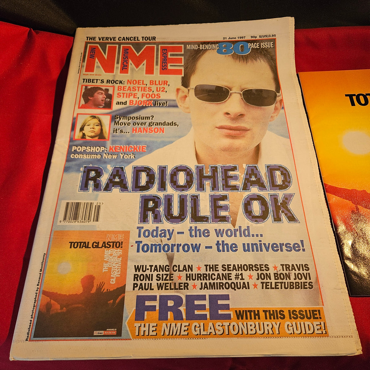 NME Magazine 21 June 1997 Radiohead Thom Yorke Glastonbury Guide NP006