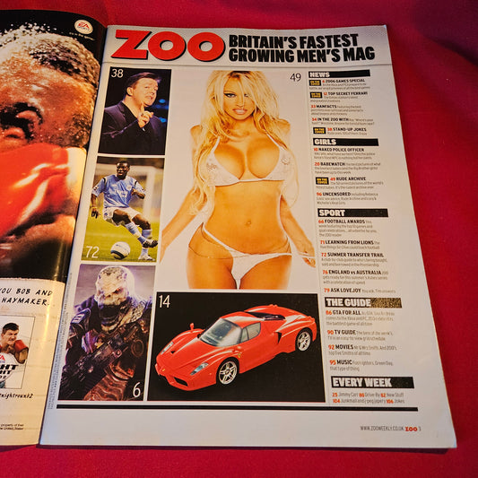Zoo Magazine 8-14 June 2005 Pamela Anderson Paris Hilton Carmen Electra SKU 1530