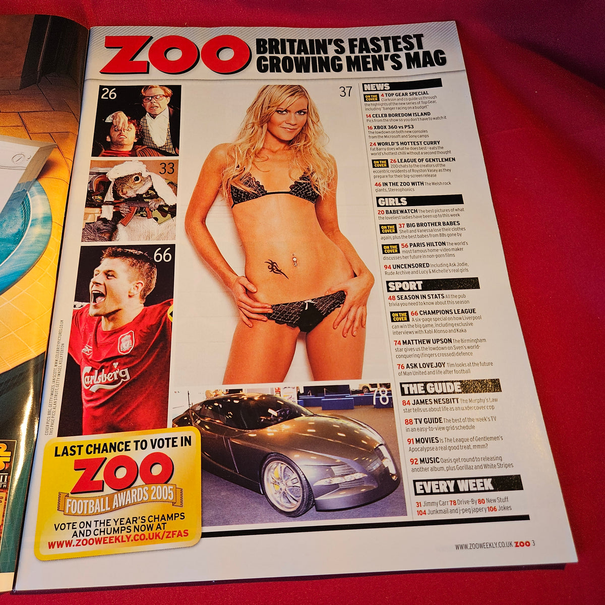 Zoo Magazine 25-31 May 2005 Paris Hilton Vanessa Nimmo Shell Jubin Tania SKU 1530