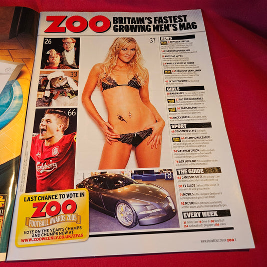 Zoo Magazine 25-31 May 2005 Paris Hilton Vanessa Nimmo Shell Jubin Tania SKU 1530