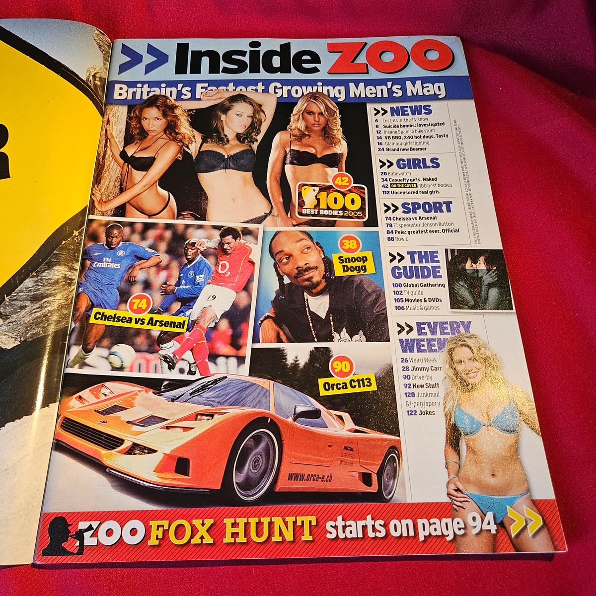 Zoo Magazine 19–25 August 2005 Kelley Rebecca Loos Rachel Stevens Halle Berry SKU1530