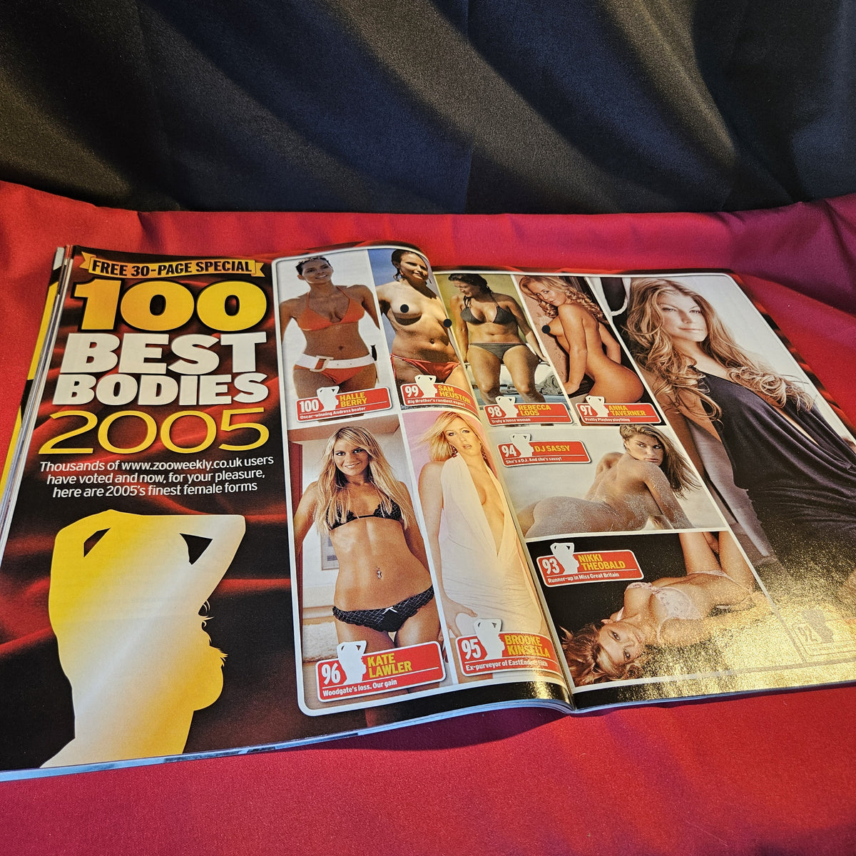 Zoo Magazine 19–25 August 2005 Kelley Rebecca Loos Rachel Stevens Halle Berry SKU1530