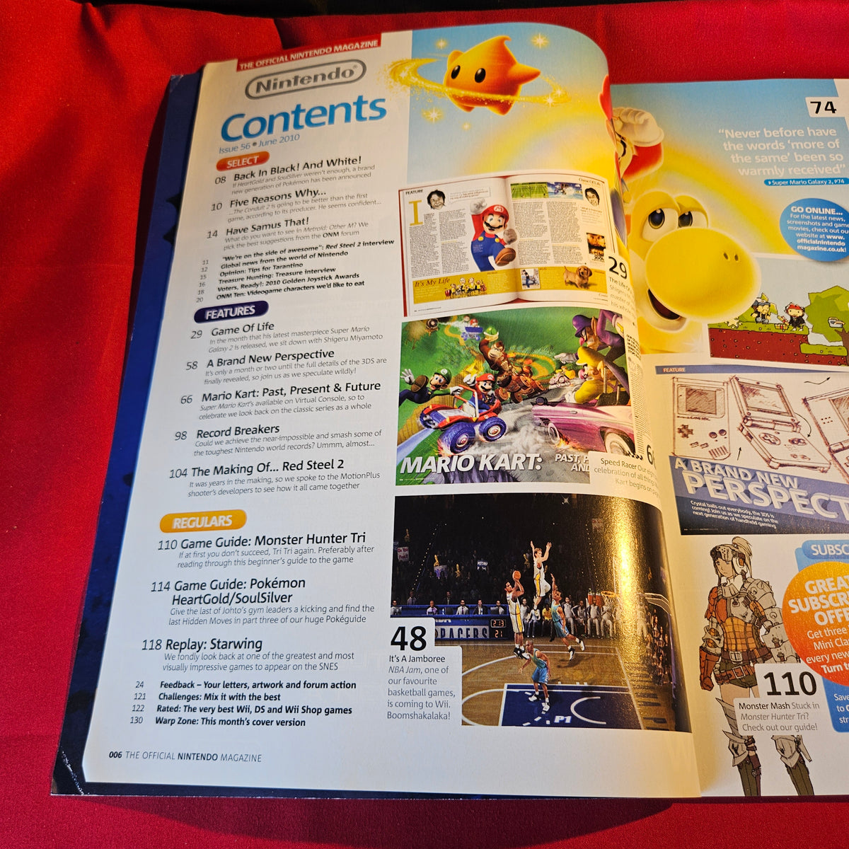 Official Nintendo Magazine June 2010 Issue 56 Mario Galaxy 2 Yoshi SKU 1534