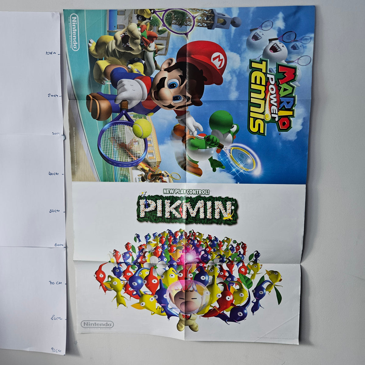 Official Nintendo Magazine Poster Mario Pokemon Smash Bros Pikmin SKU 1534