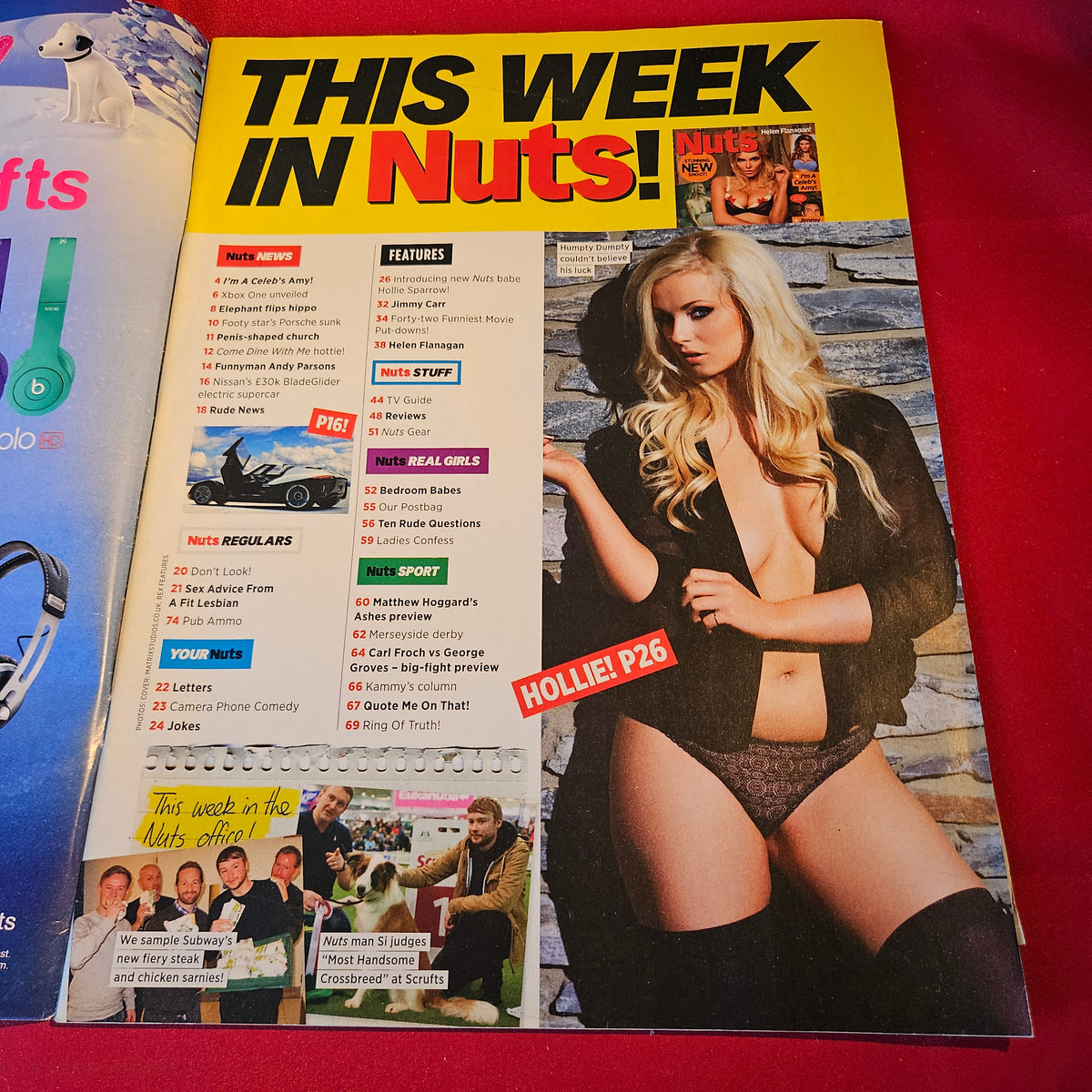 Nuts Magazine 22-28 November 2013 Helen Flanagan Hollie Sparrow SKU 1538