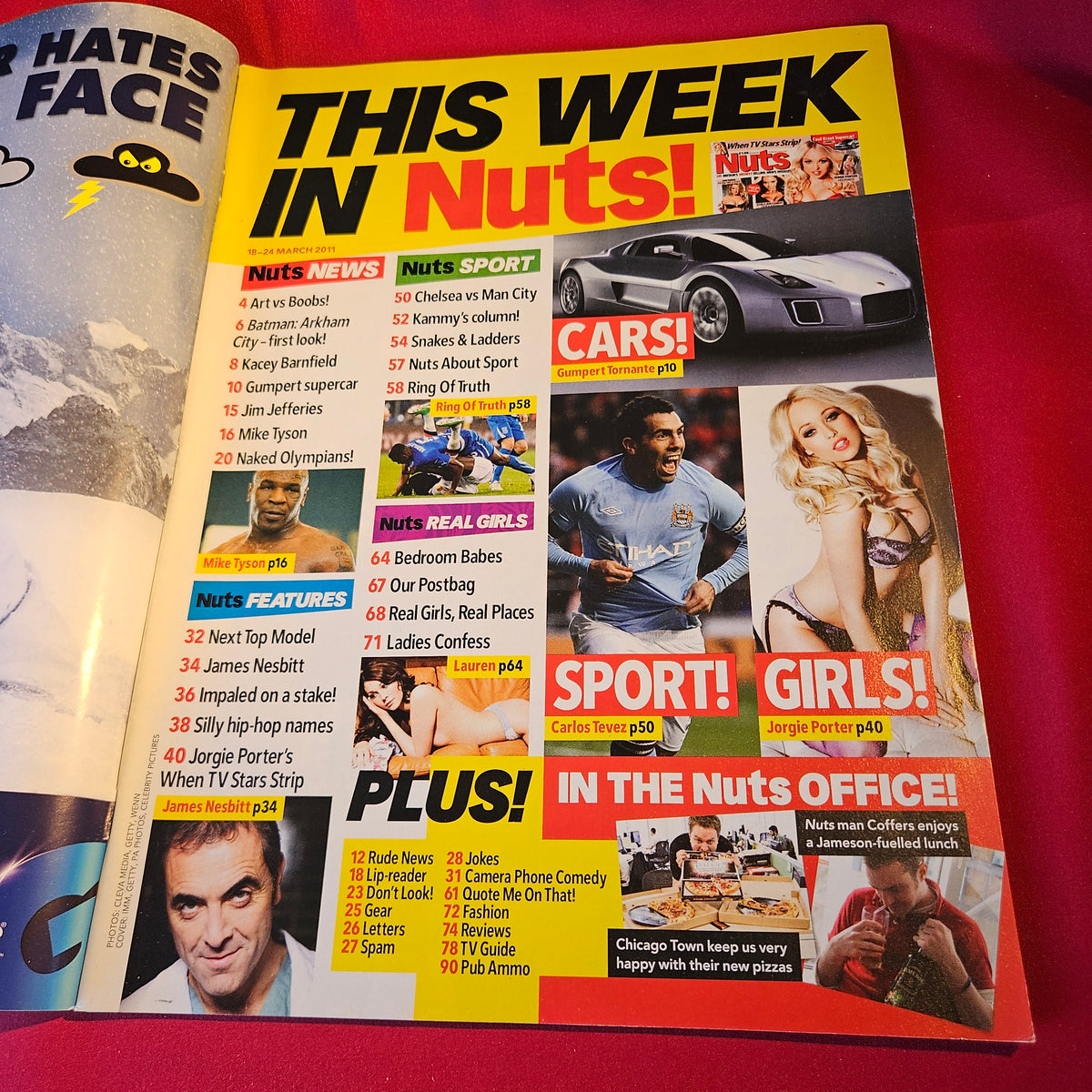 Nuts Magazine 18-24 March 2011 Jorgie Porter Sam Faiers Jessica-Jane SKU 1538