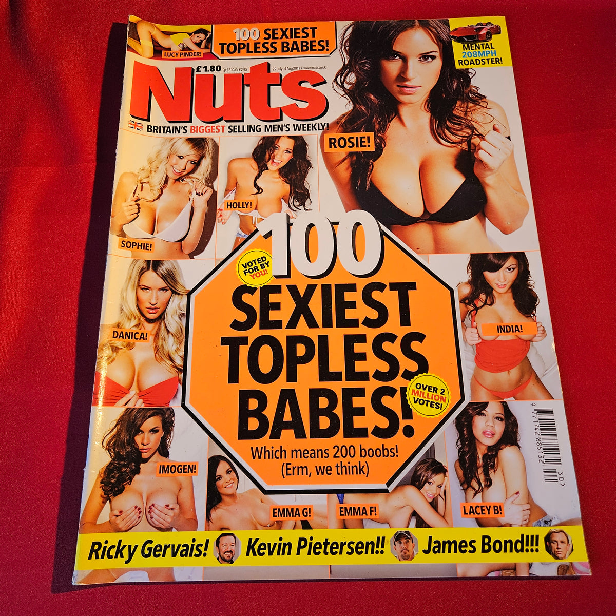Nuts Magazine 29 July-4 August 2011 Rosie Jones Lucy Pinder SKU 1538