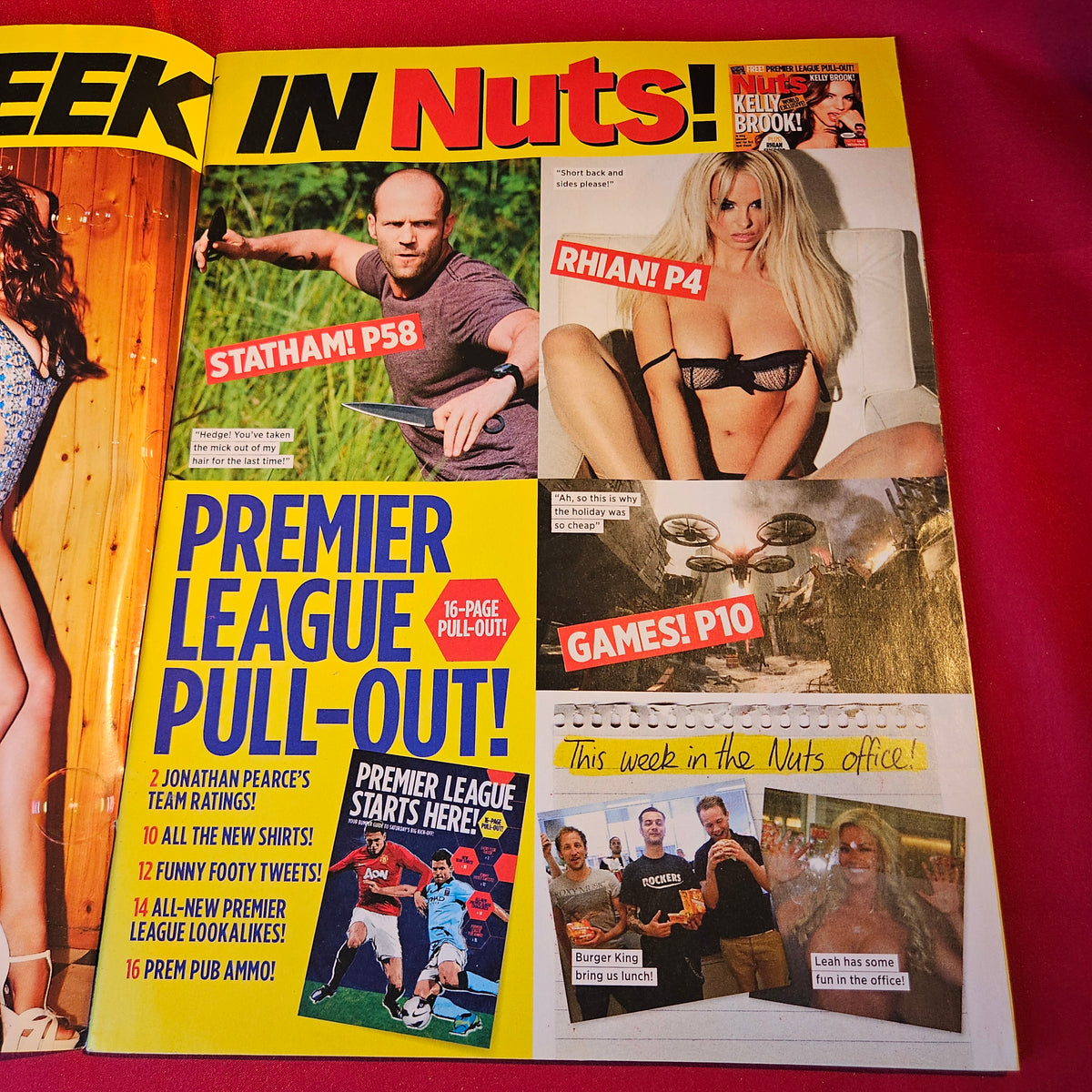 Nuts Magazine 17-23 August 2012 Kelly Brook Rhian Sugden Lucy Collett SKU1538