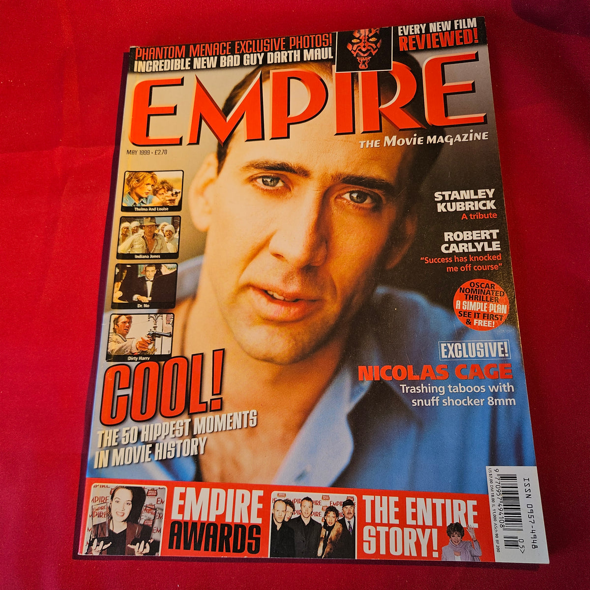 Empire Magazine May 1999 Nicolas Cage Star Wars Phantom Menace Kubrick SKU 1539