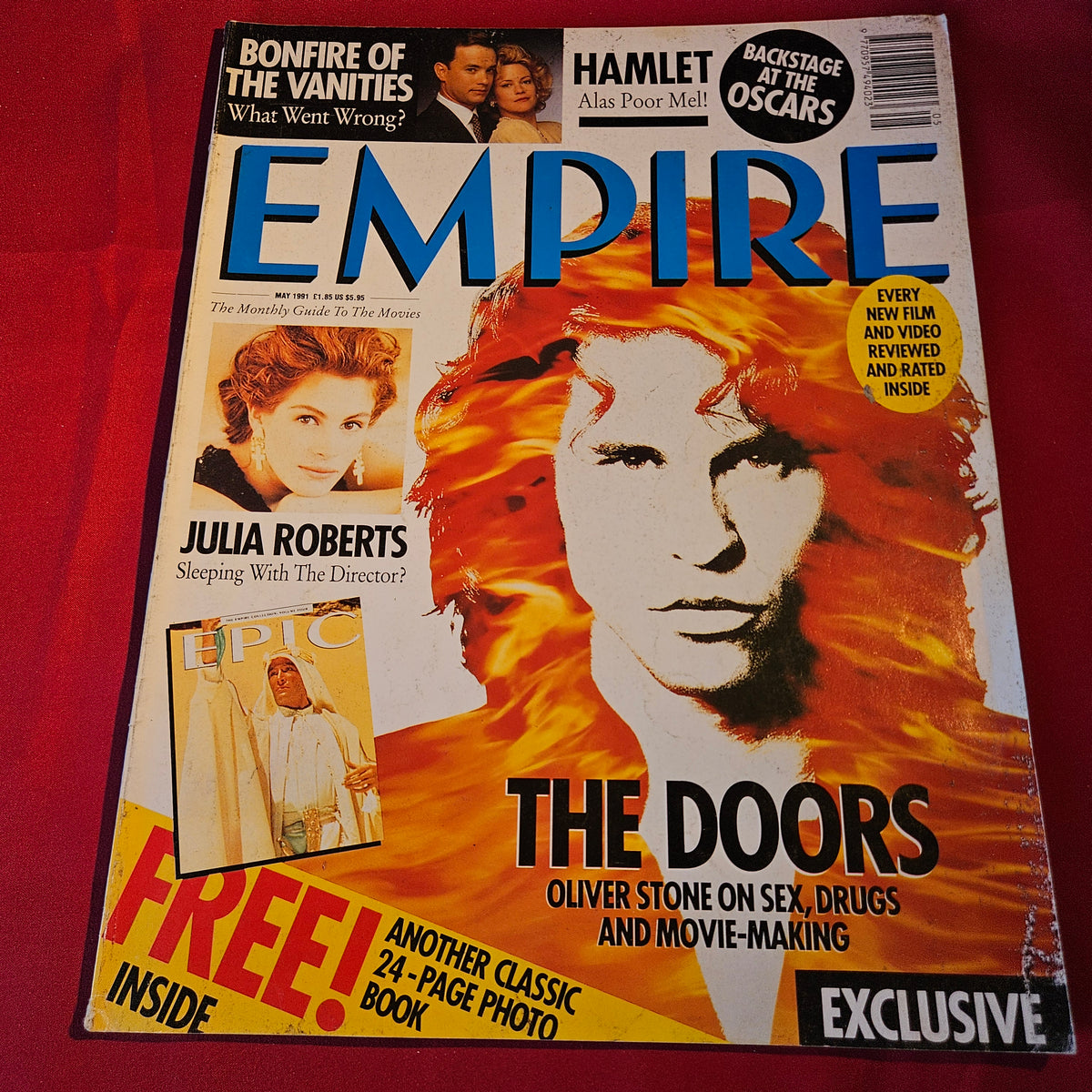 Empire Magazine May 1991 The Doors Jim Morrison Julia Roberts Oliver Stone SKU 1539