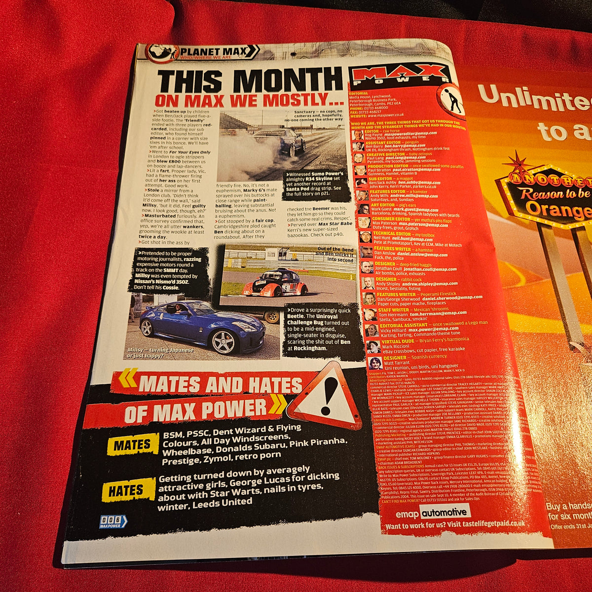 Max Power Magazine December 2004 Peugeot 205 Fast & Furious 3 Kerri SKU 1540