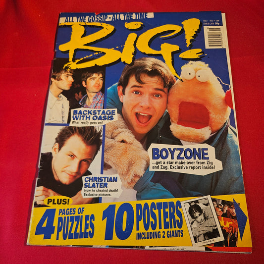 BIG! Magazine 1-14 May 1996 Boyzone Oasis Christian Slater Posters SKU 1543