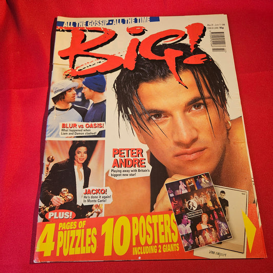 BIG! Magazine 29 May-11 June 1996 Peter Andre Blur Oasis Michael Jackson SKU1543