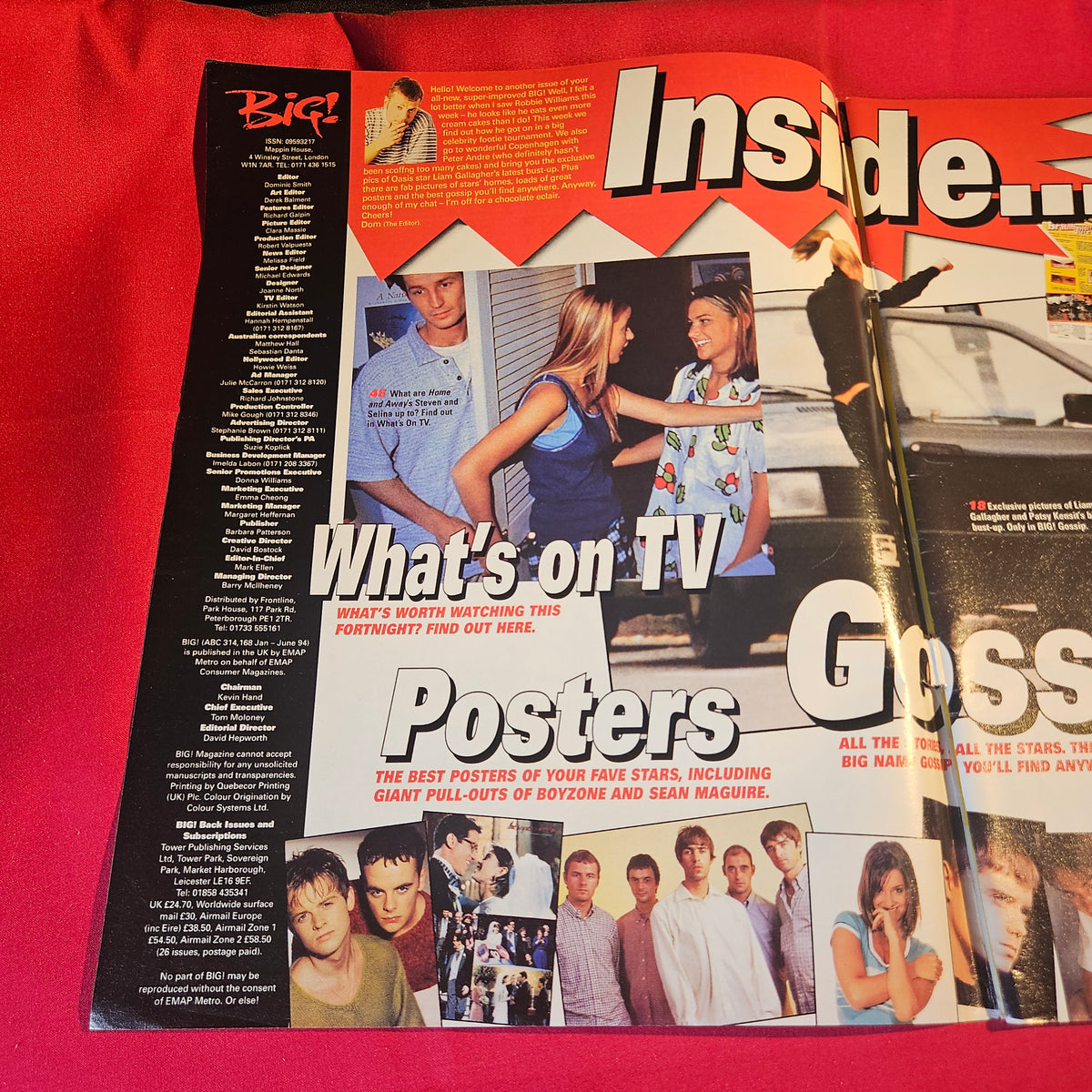 BIG! Magazine 29 May-11 June 1996 Peter Andre Blur Oasis Michael Jackson SKU1543