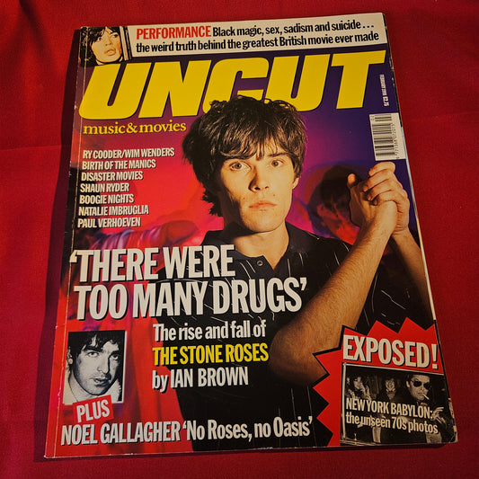 UNCUT Magazine February 1998 Ian Brown Stone Roses Noel Gallagher SKU 1543