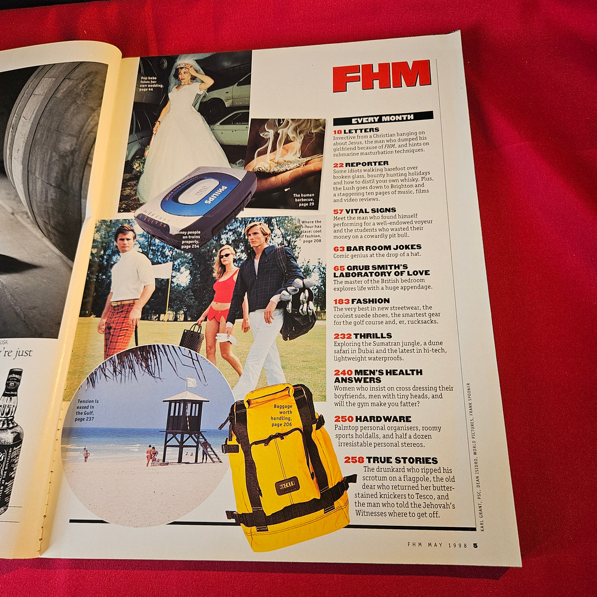 FHM Magazine May 1998 Issue 100 Isla Fisher Emma Harrison Shania Twain SKU 1545