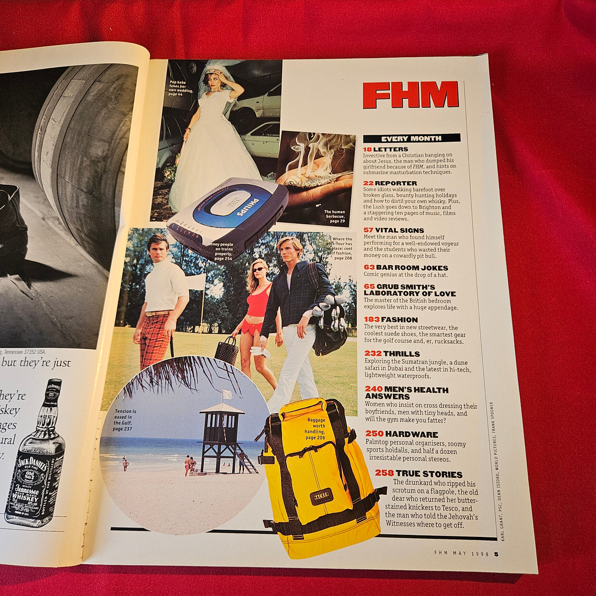 FHM Magazine May 1998 Issue 100 Isla Fisher Emma Harrison Shania Twain SKU 1545